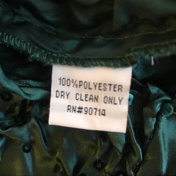 S Levine, Sequined Jacket, Size XL, green color - Picture 14 of 15